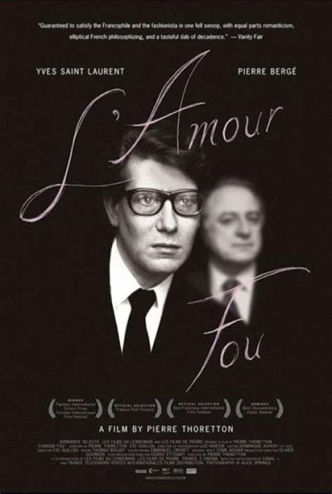 l amour fou yves saint laurent streaming